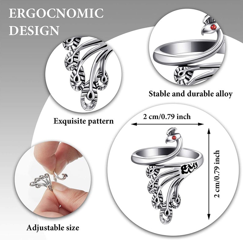 Yarn Guide Adjustable Crochet Loop Rings Yarn Guide Etsy