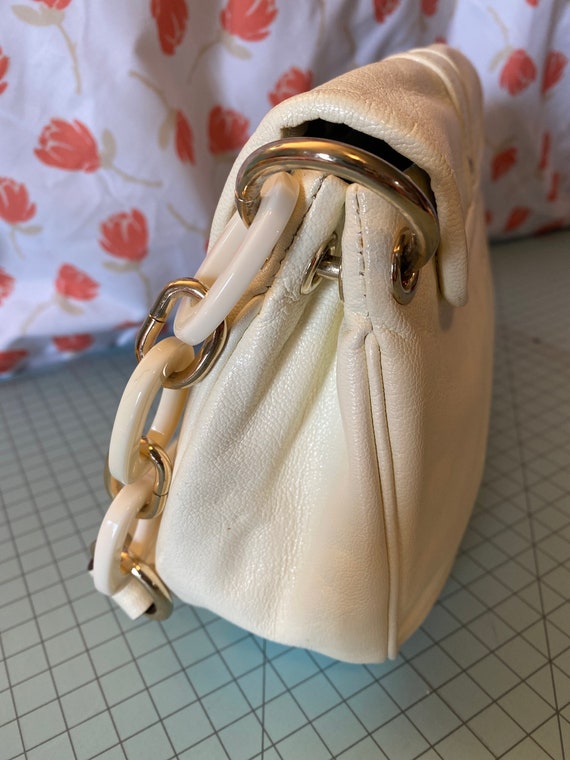 Kate Spade Purse, Leather shoulder bag, Creamy Wh… - image 6