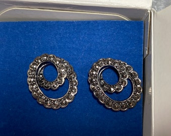 Avon Jewelry Choose From Earrings or Rings, Marcasite surgical steel post Earrings, Shell Gold Tone Ring, gold tone earrings, Gifts for her