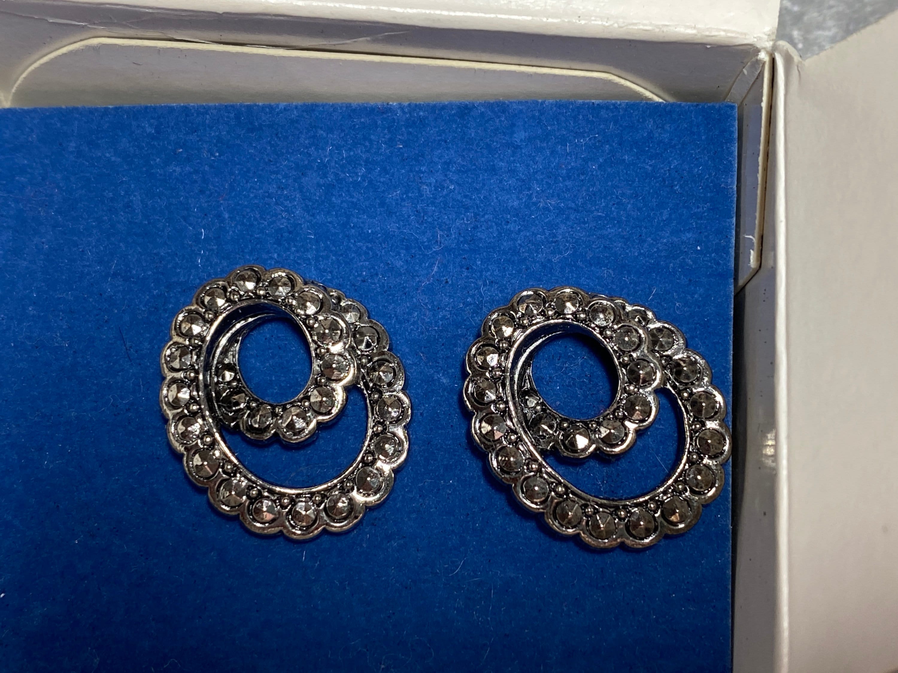 Avon Jewelry Choose From Earrings or Rings, Marcasite surgical steel post Earrings, Shell Gold Tone Ring, gold tone earrings, Gifts for her