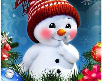 MVVMTOP Christmas Diamond Art Tabletop Decoration, DIY Snow Angel, Diamond Art 5D...