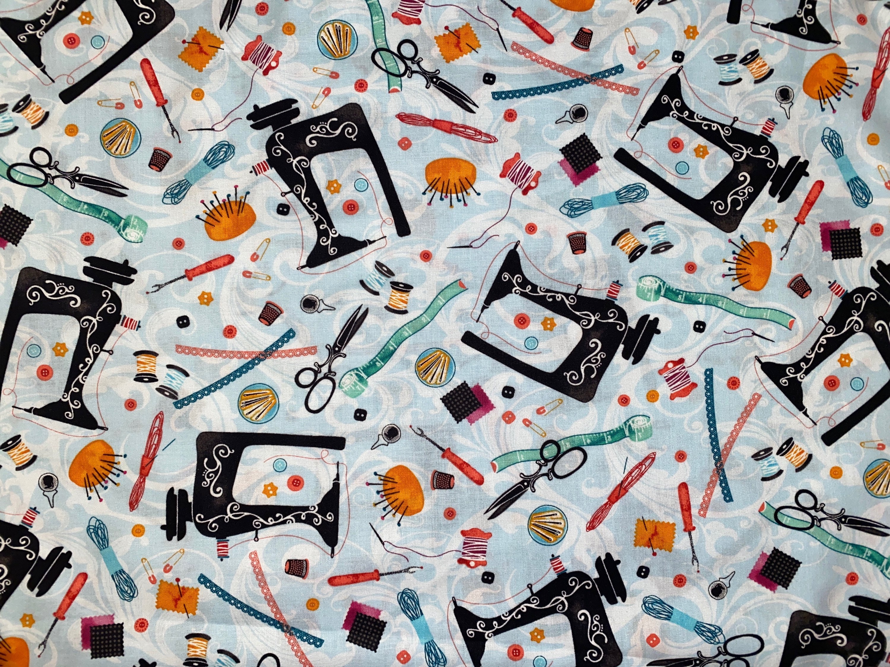 Sewing Notions Fabric Cotton Fat Quarter By The Yard Etsy