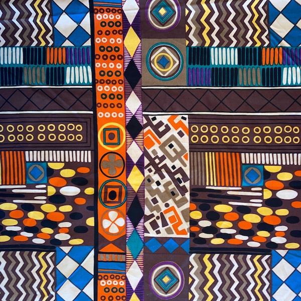Geometric Fabric Etsy