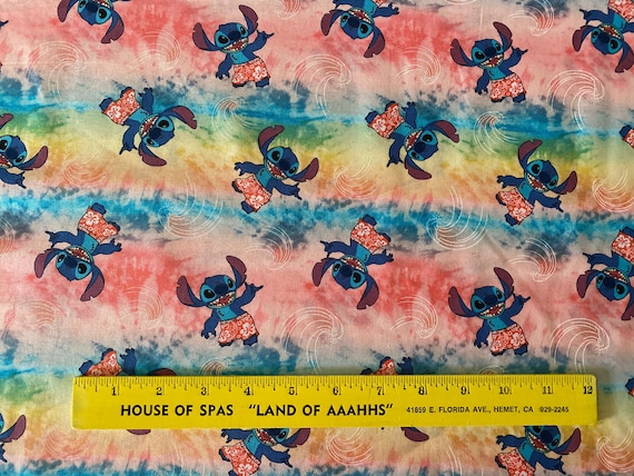 Disney Fabric, Lilo & Stitch Fabric, Cotton Fabric, Fat Quarter