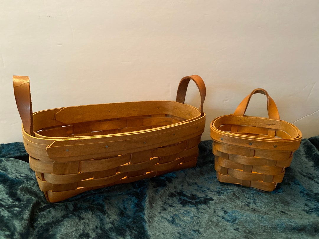 of Gerald Henn Basket or 19th Century Basket Vintage Basket, Woven Basket Etsy