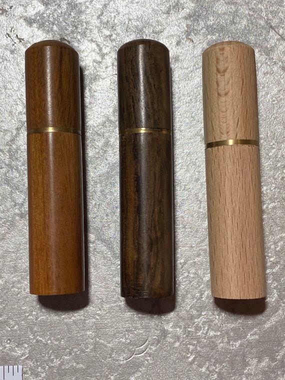 Wooden Needle Case or Sewing Needles, *Your Choice* Storage Tube, embroidery tools, needle holder