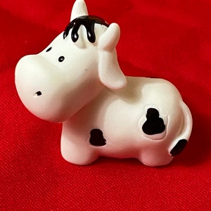 Cow Crafts Micro Landscape Miniatures, 10 Pieces, Small Fairy Garden Ornaments Home Decor Statue DIY Accessories