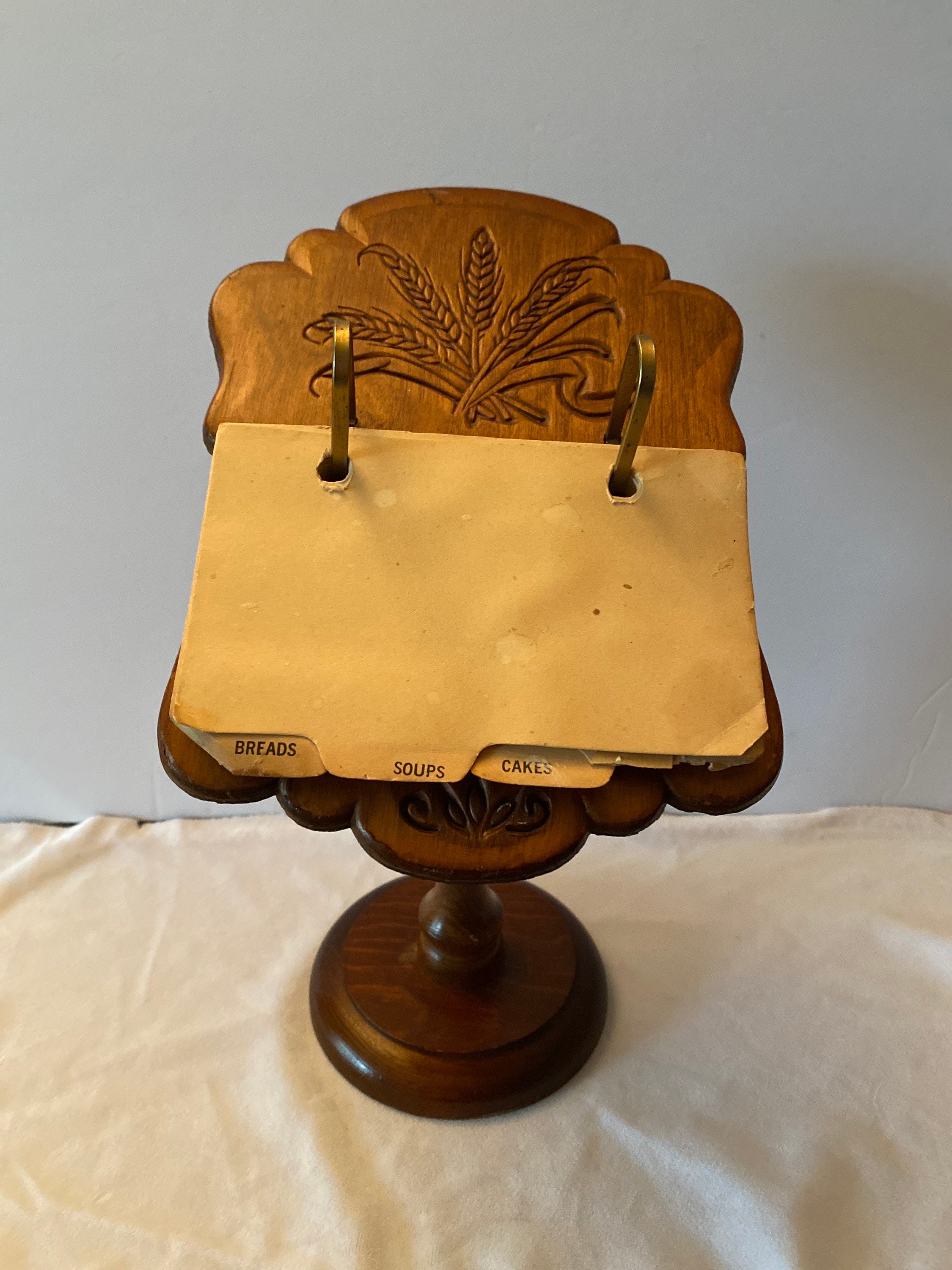 Cookware vintage recipe card holder vintage recipe stand Vintage mid