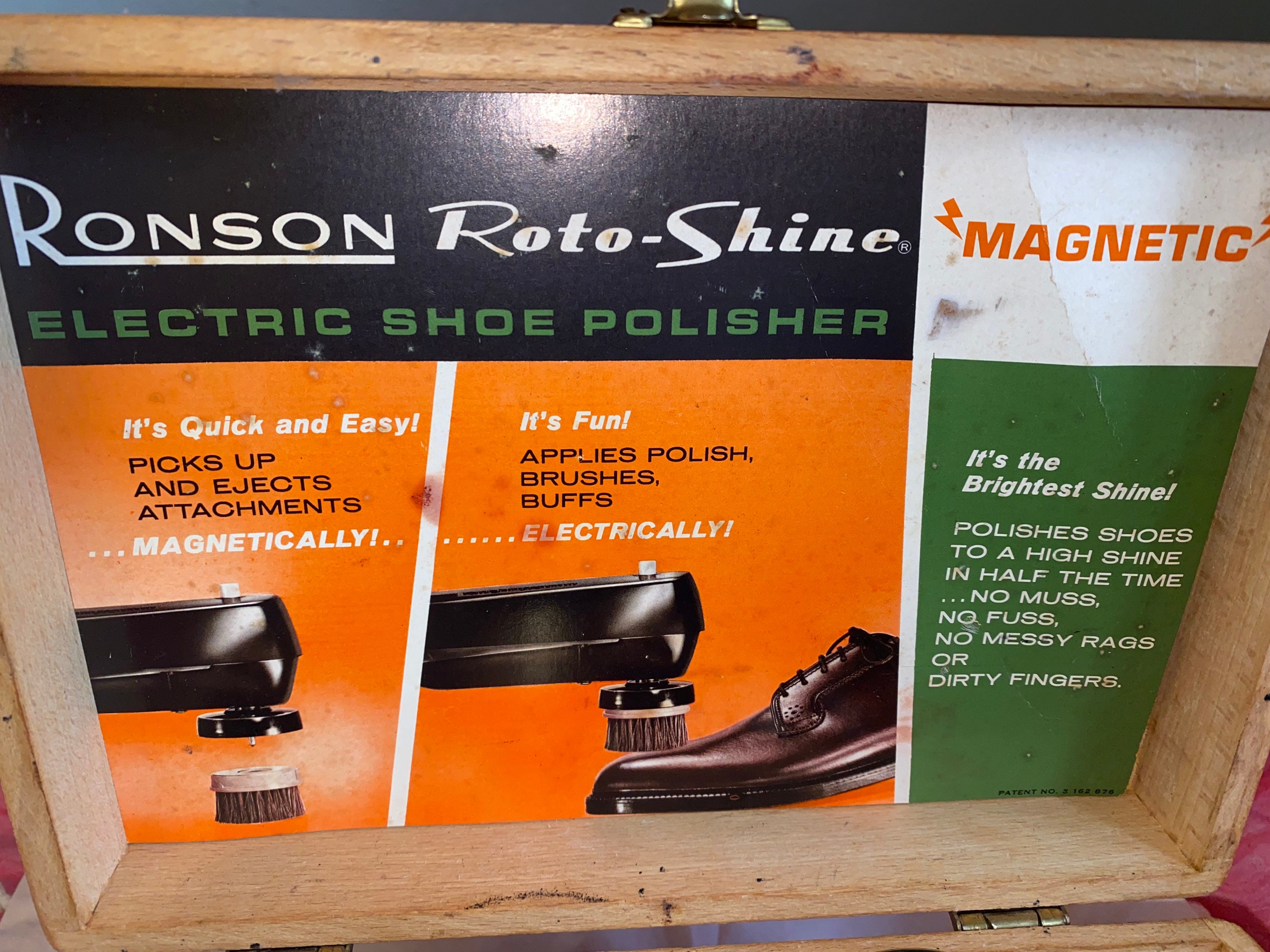 ronson shoe shine box
