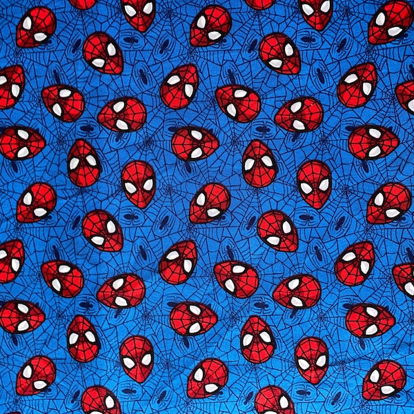 Spiderman Fabric - Etsy