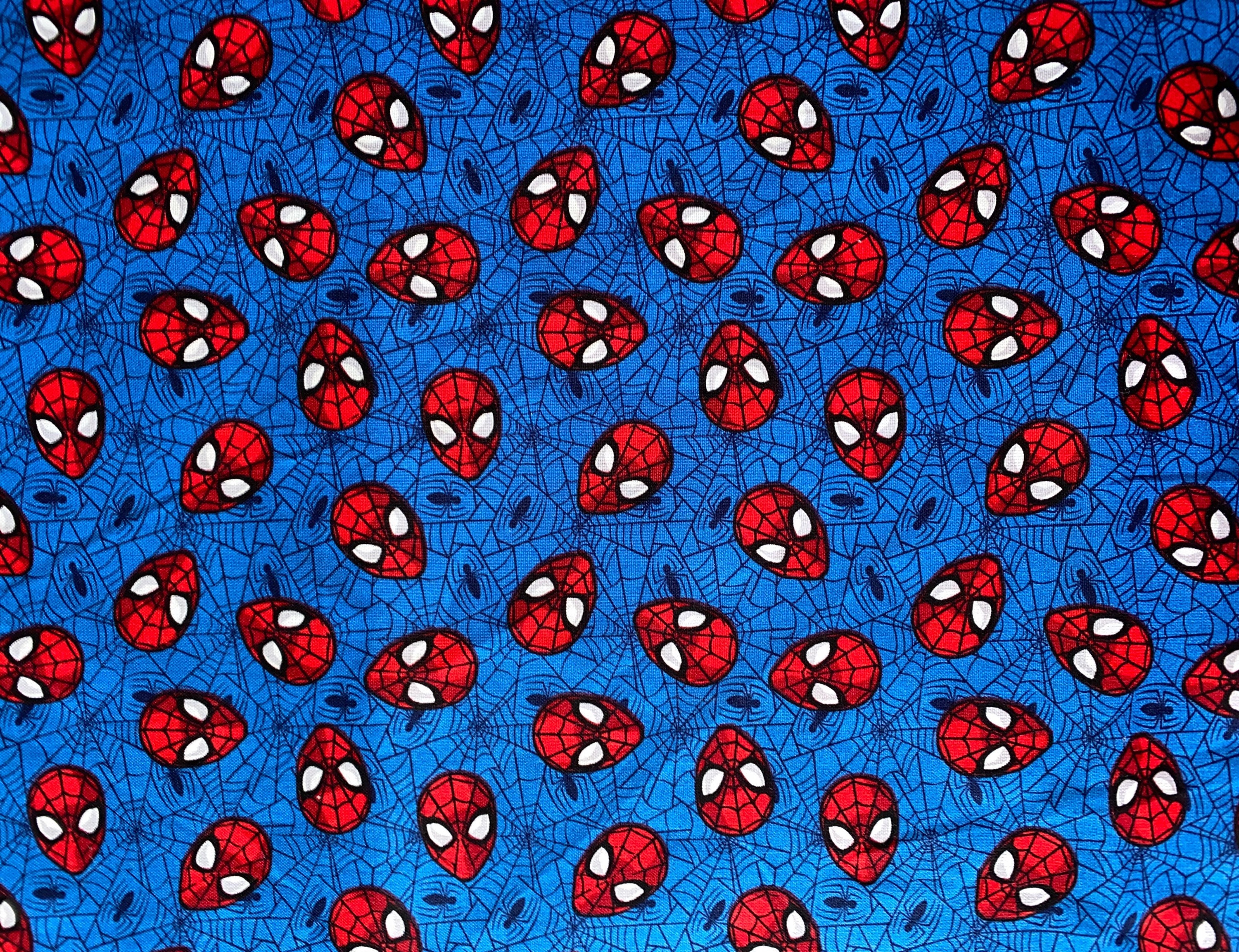 Spiderman Fabric Blue – Pattern Crew