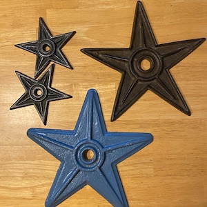 Vintage Cast Iron Stars, Country Decor, Kitchen Decor, farmhouse decor, Texas Star, Gift Idea, Wall Decor, Gift Idea