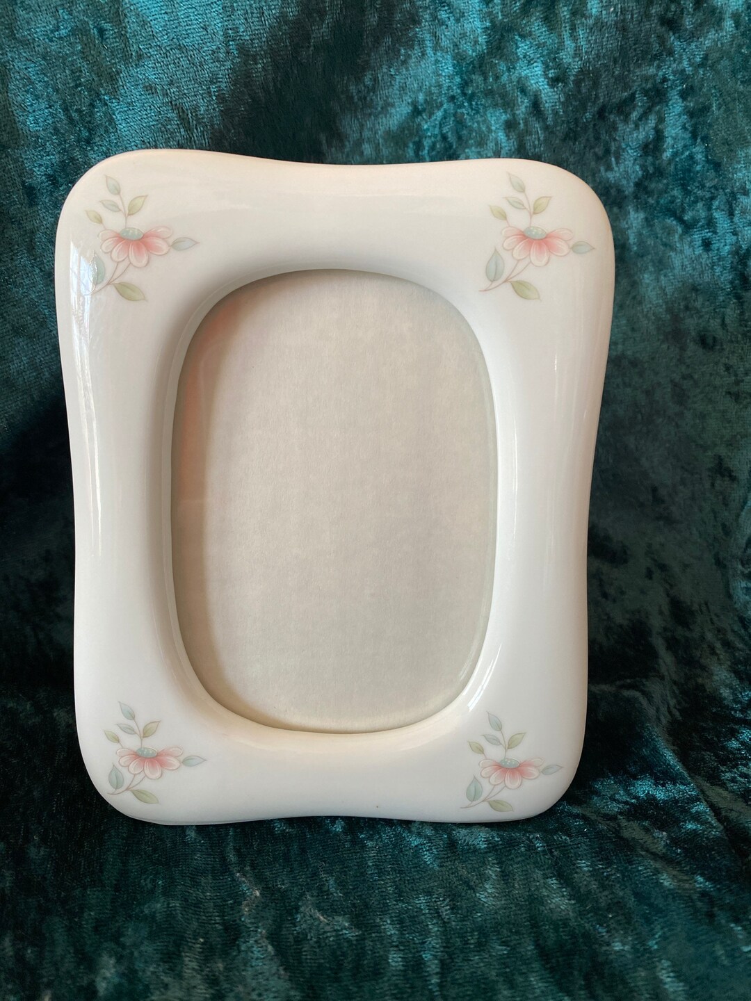 Princess House Porcelain Picture Frame, Vintage Princess House, Vintage