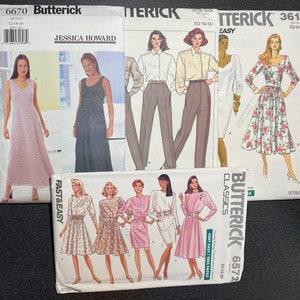 Butterick 3474 Women's Straight Leg Pants, Trousers, UNCUT Sewing Pattern,  Misses Size 1…