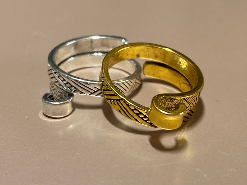 Yarn Guide, Adjustable Crochet Loop Rings, *pick Your Color Knitting ...