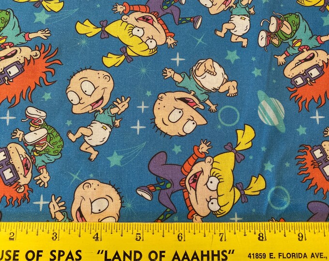 Alfafa Rug Rats Rug Rats Fabric, Cotton Fabric, Fat Quarter, by the Yard, Quilting ...