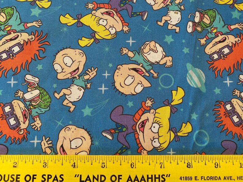 Rug Rats Fabric Cotton Fabric Fat Quarter by the Yard Etsy