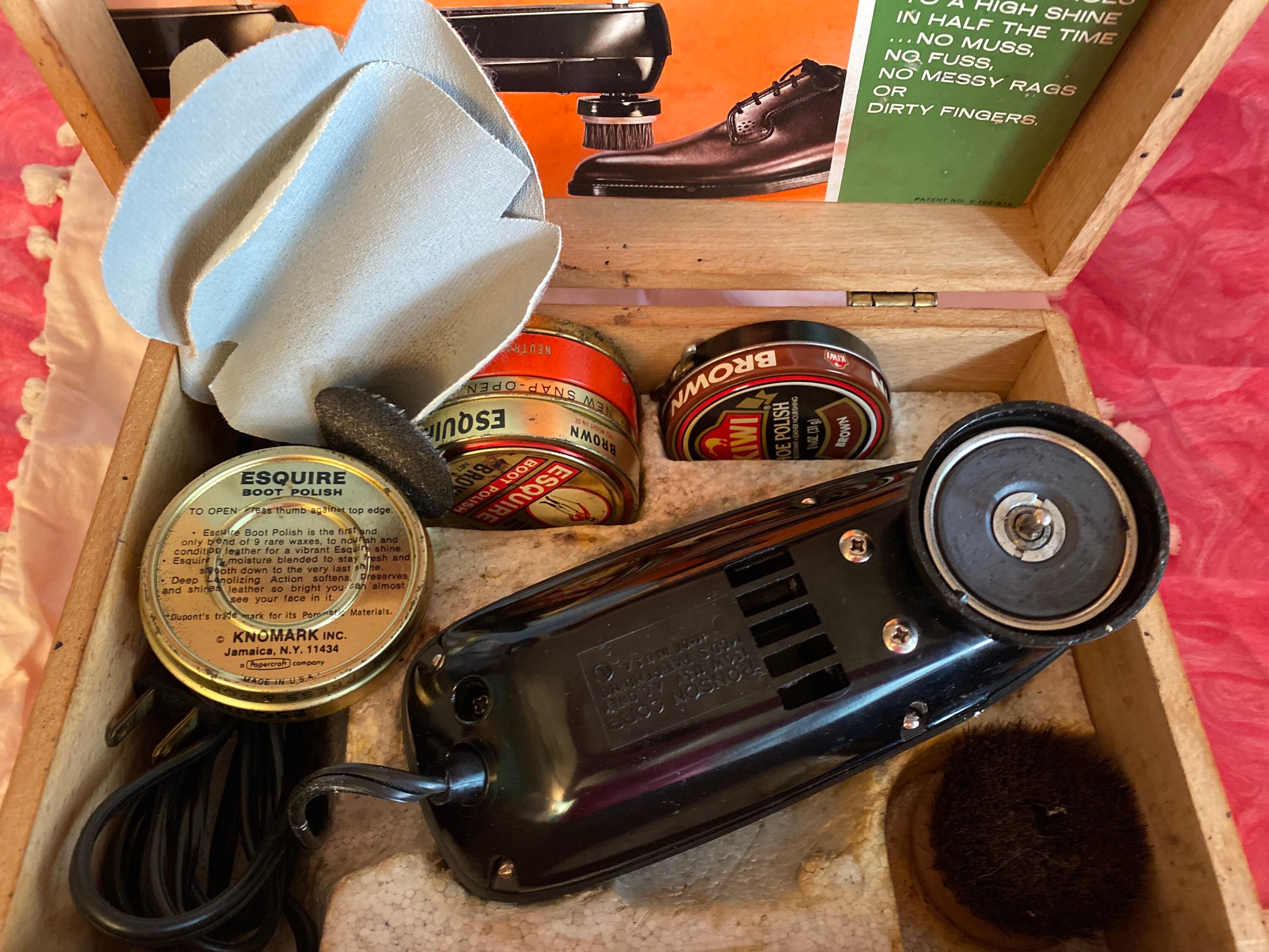 ronson shoe shine box