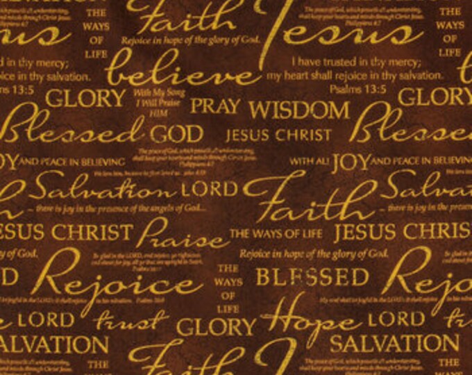 Scripture Quilt Fabric Bible Verse Baby Quilt by Themadcraftduckie ...