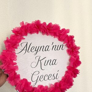 Kina Gecesi Tefti/ Kina Tefti/ Nedime Tefti/ Kina Gecesi Dekorasyon/ Henna evening accessories image 5