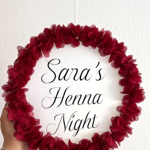 Kina Gecesi Tefti/ Kina Tefti/ Nedime Tefti/ Kina Gecesi Dekorasyon/ Henna evening accessories Bordo