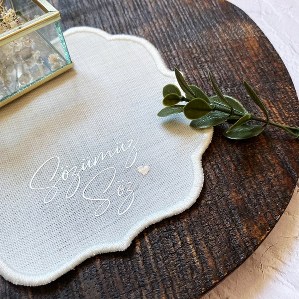 Nisan Tepsi Örtüsü/ Tepsi Örtüsü/ Engagement