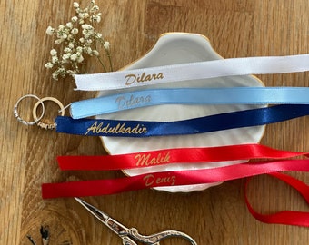 Nisan Kurdelesi/ Engagement Ring Ribbon/ Personalized Bow for Engagement