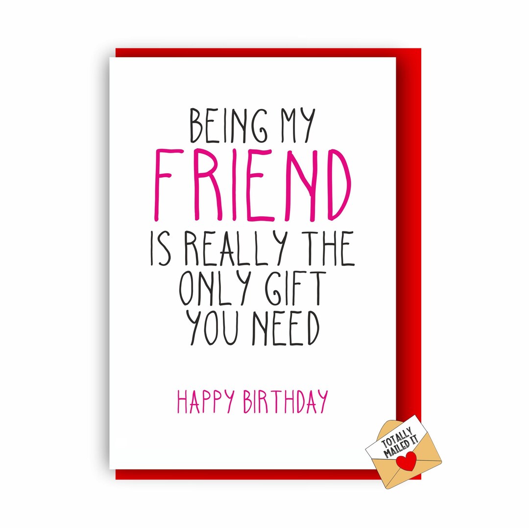 Funny Birthday Card For Friends, Humor Quote Card For Men Women, I Feel So Sorry For People Who Don't Know Us