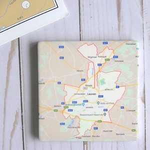 Machen Sie Ihre eigene individuelle Karte Untersetzer, Mittelerde Karte Sandstein Untersetzer, Weltkarte Stadt Untersetzer, Flitterwochen Geschenk unter 20 Dollar, Reise Untersetzer