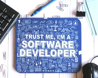 Lustige Maus Pad Computer Programmierer Geschenk, Computer Geek Geschenke, lustige Geschenke für Software-Entwickler Nerd, Informatik Graduierung Geschenke Idee