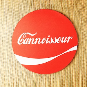 Coca Cola Custom Mouse Pads,Cannabis Stoner Gifts,Personalized Coke MousePad With Black Rubber Bottom,Unique Mouse Pad Gifts For Stoners
