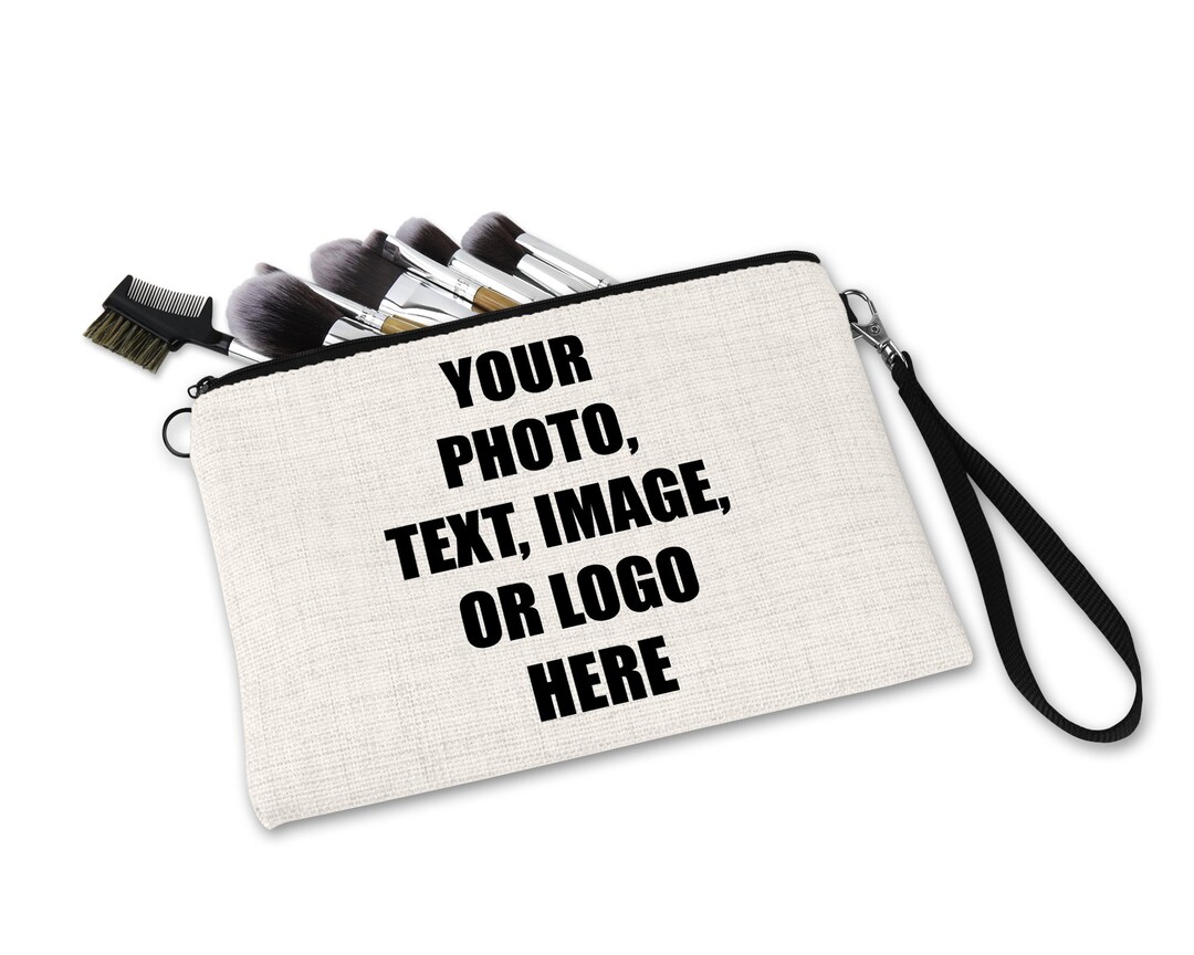 Custom Makeup Bag With Zipper,personalized Pouch Bag,custom Cosmetic