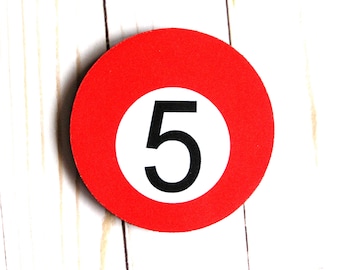 Five Ball Coasters With Black Rubber Bottom,Soft 5Ball Custom Coasters,Personalized Pool Ball Coasters,5 Ball Billiard Gift For Pool Players