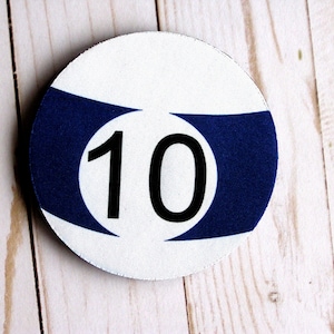 Personalized Coaster Billiard Gift For Pool Players,Make Your Own Pool Ball Custom Coasters,Pool Table Gifts Under 10 Dollars,Snooker Gift
