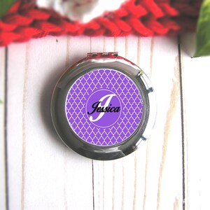 Custom Compact Mirror Gift,Personalized Pocket Mirror,Anniversary Gifts For Wife Girlfriend,Fiance Engagement Presents,Unique Gifts For Her