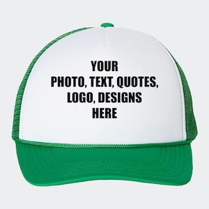Custom Trucker Cap With Adjustable Snapback,Foam Custom Baseball Cap With Mesh Back,Unique Personalized Trucker Hat,Foam Customized Hats