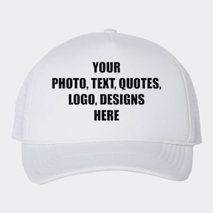 Custom Company Logo Trucker Hat,Personalized Branded Hats,Foam Custom Trucker Hat With Your Custom Logo Here,Customized Company Business Hat