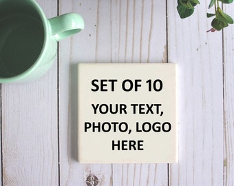 Absorbent Personalized Logo Coaster For Corporate Business,Stone Custom Coasters Set With Your Logo Designs Here,Photo Picture Coasters Idea