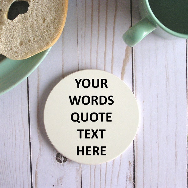 Word Coasters Etsy