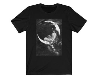 Moon Goddess T Shirt, Magic Wear, Unisex Jersey Short Sleeve Tee