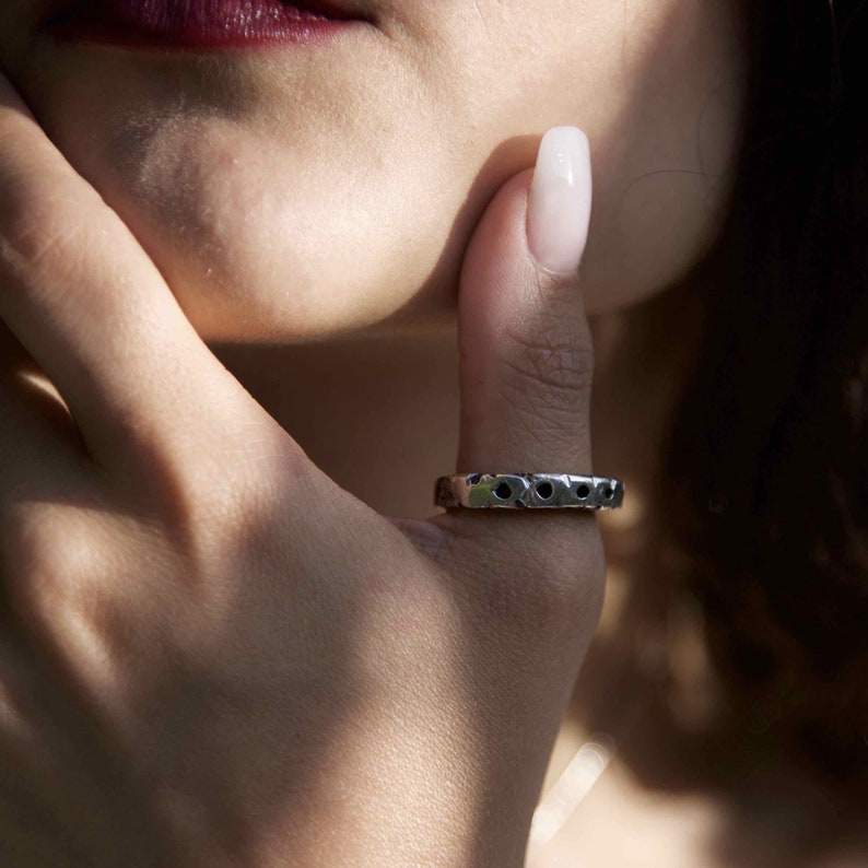 Silver TIARA Ring 925 Handmade VM ATTANASIO