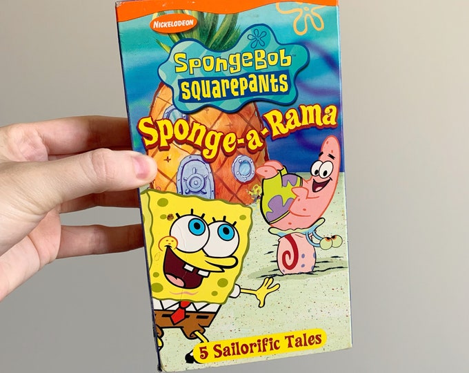 Spongebob Squarepants Sponge-a-rama VHS Tape 2003 Vintage - Etsy