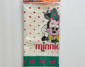 Minnie Mouse Disney Table Cover Birthday Party