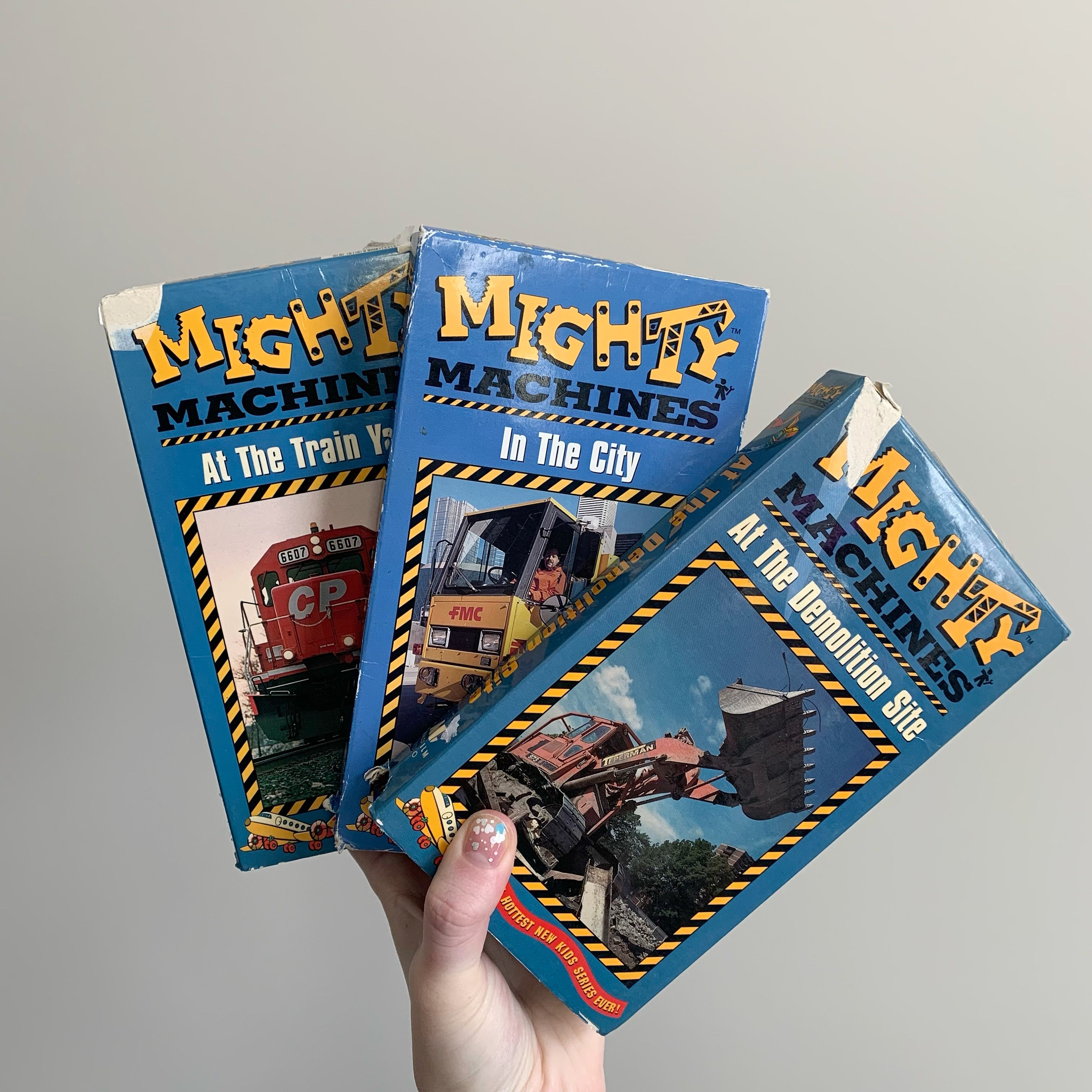 1994 Mighty Machines VHS Set of 3 Vintage - Etsy