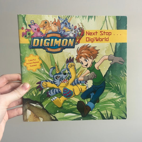 Digimon Digital Monsters Next Stop Digiworld Picture Book 2000