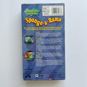 Spongebob Squarepants Sponge-a-rama VHS Tape 2003 Vintage - Etsy Australia