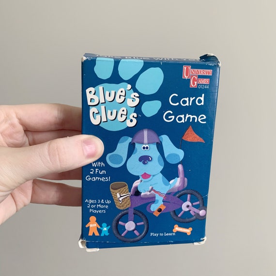 1998 Blue's Clues Card Game Vintage - Etsy