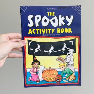 The Spooky Activity Book 1989 Vintage Halloween