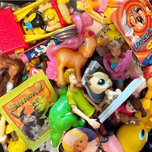 Sacchetto porta-giocattoli vintage nostalgico, regalo di compleanno, bomboniera, calza della Befana, Y2K, anni '90