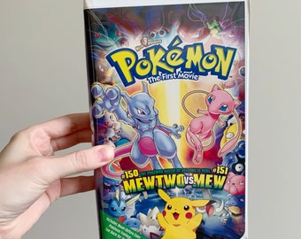 Vhs Pokémon Filme-mewtwo Vs.mew/fita Amarela-importado-2000